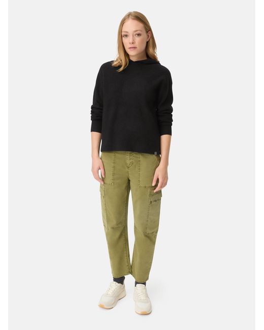 Camel Active Black Strickpullover Mit Kapuze