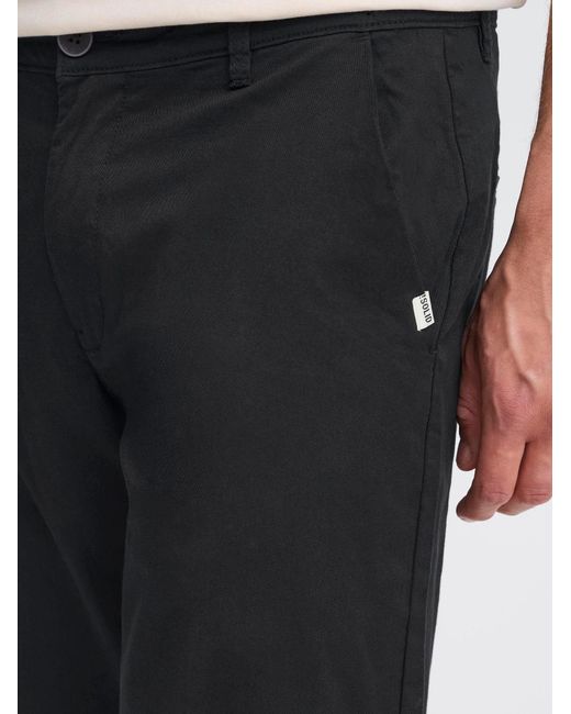 Solid Chinoshorts Sdkalaik in Black für Herren