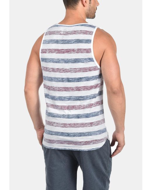 Solid Tanktop Mende in Blue für Herren