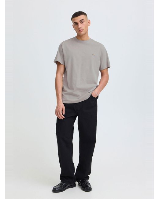 Solid Rundhalsshirt Sduwe in Gray für Herren
