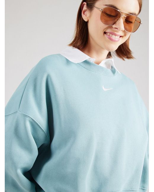 Nike Blue Sweatshirt Phoenix Fleece