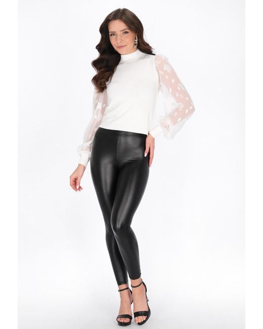 faina White Pullover Festive