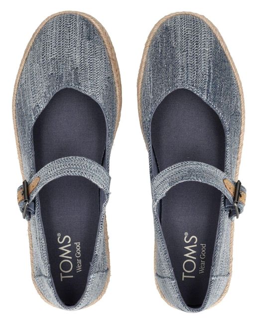 TOMS Blue Espadrilles