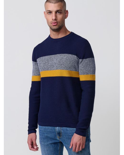 Koröshi Strickpullover in Blue für Herren