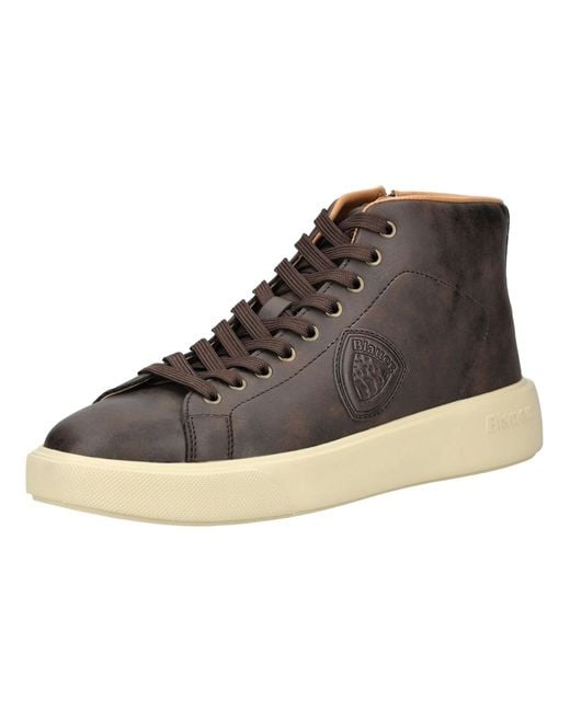 Blauer Sneaker in Brown für Herren