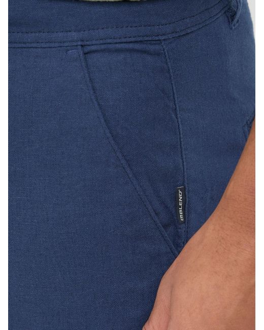 Blend Leinenhose Bhlikan in Blue für Herren