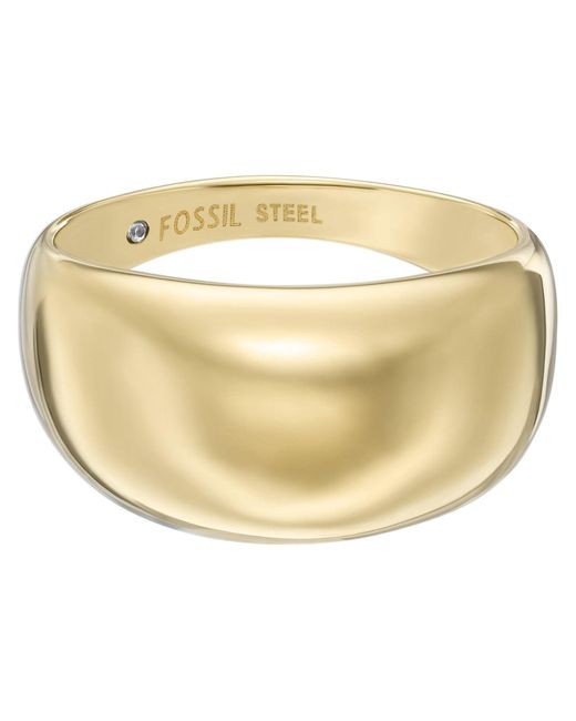 Fossil Metallic Ring