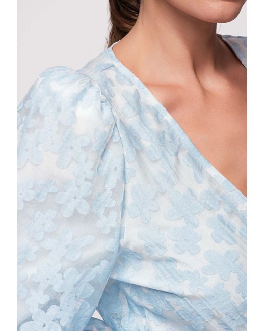Ombre White Bluse
