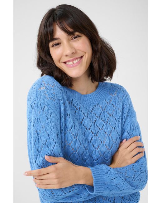 Kaffe Blue Pullover Kanika