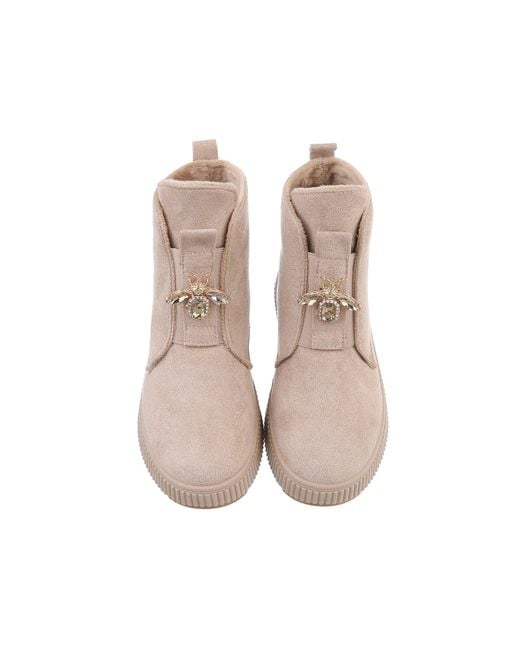 Ital-Design Natural Stiefelette