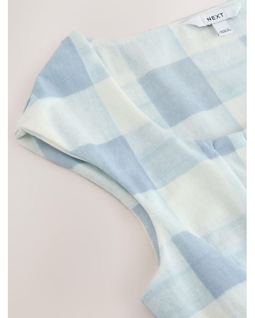 Next Blue Bluse