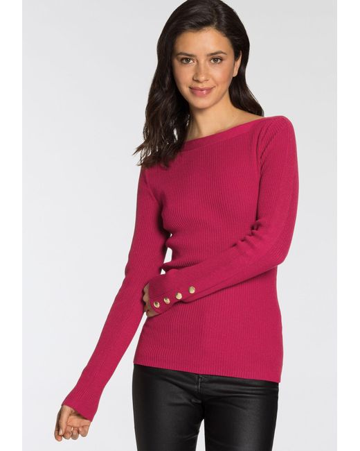melrose Red Pullover