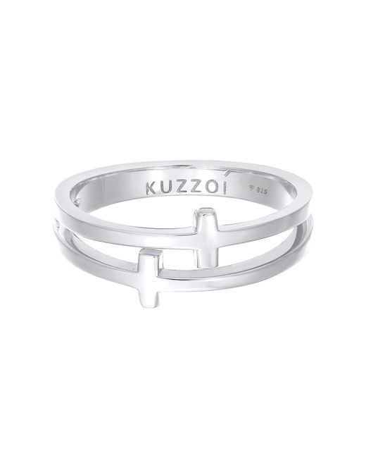 Kuzzoi Ring in Metallic für Herren