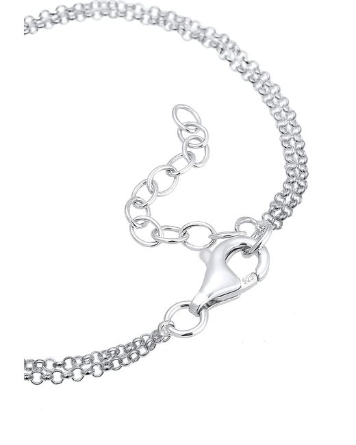 Elli Jewelry Metallic Armband Herz