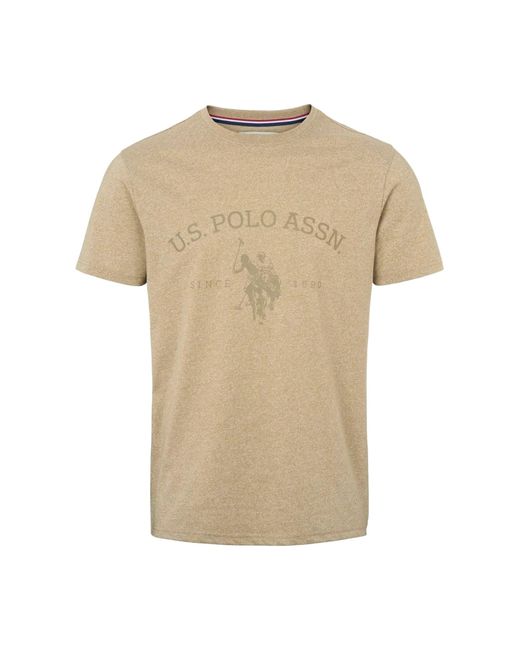U.S. POLO ASSN. T-Shirt Uwmaggi in Natural für Herren