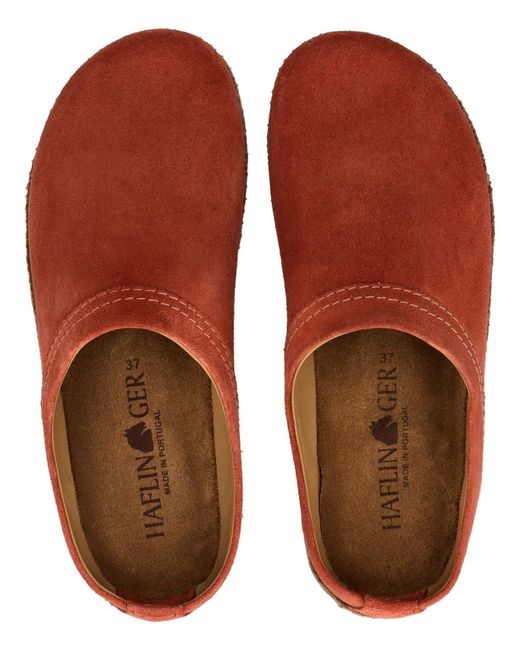 Haflinger Red Pantolette