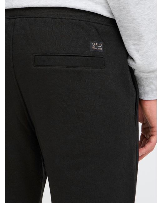 Solid Sweathose Augulus in Black für Herren