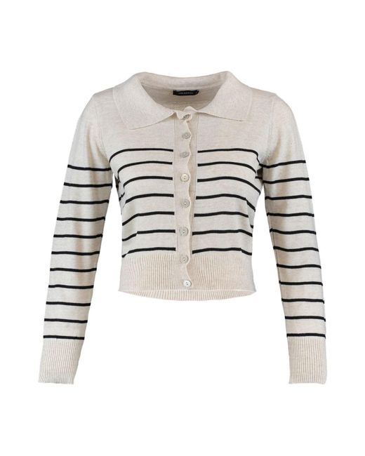 Trendyol White Strickjacke