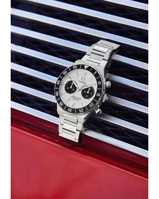 Timex Gray Analoguhr