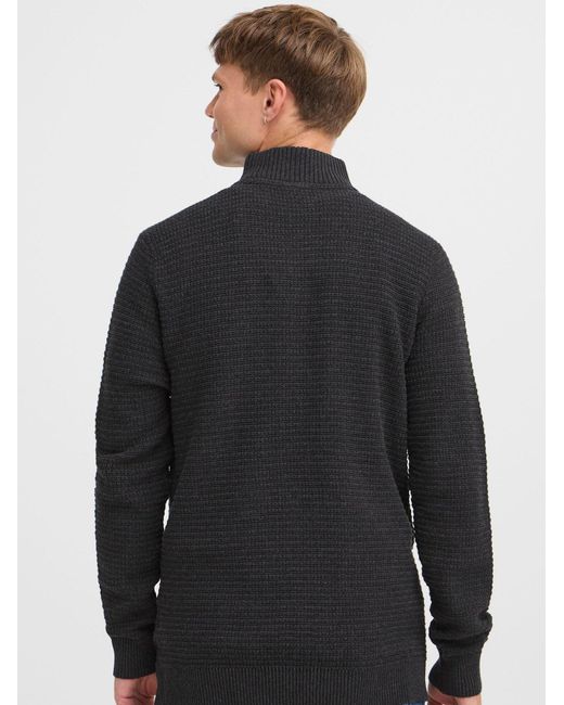 Solid Pullover Reco in Black für Herren
