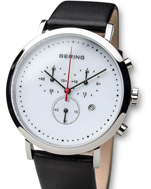 Bering Uhr in Metallic für Herren