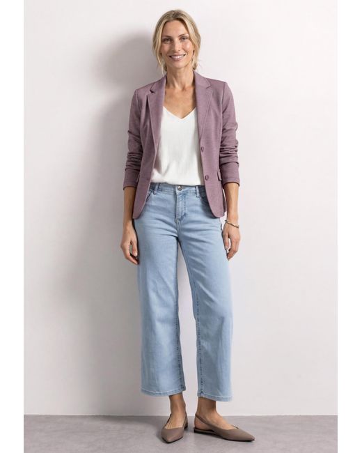 Street One Purple Basic Blazer