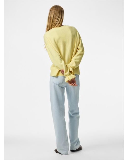 Pieces Yellow Pullover Pcsally