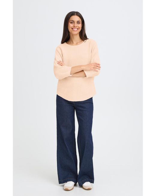 Fransa Natural Pullover