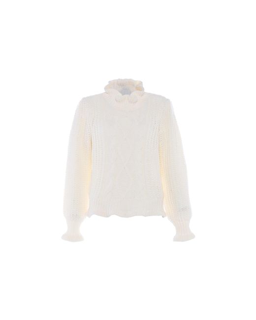 faina White Pullover