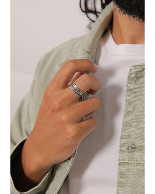 Kuzzoi Ring Zahlen in Multicolor für Herren