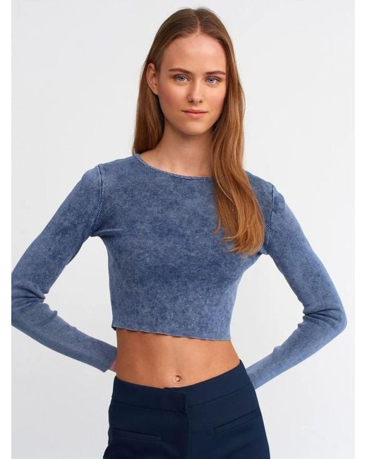 Dilvin Blue Pullover Pullover