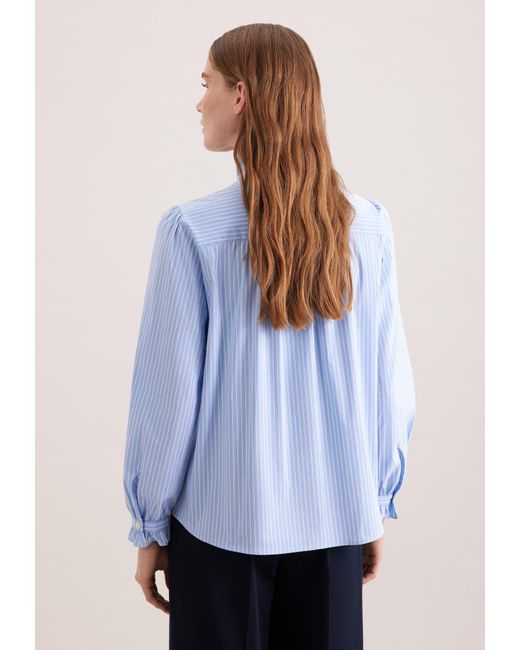 Seidensticker Blue Bluse New Basic