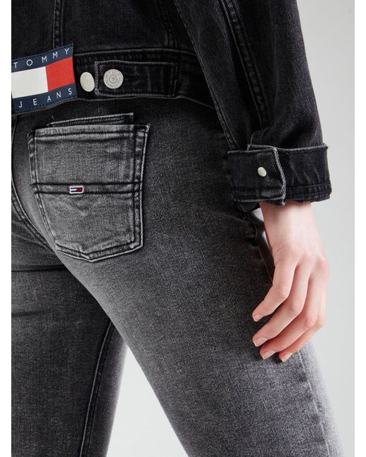 Tommy Hilfiger Gray Jeans 'scarlett low rise skinny'