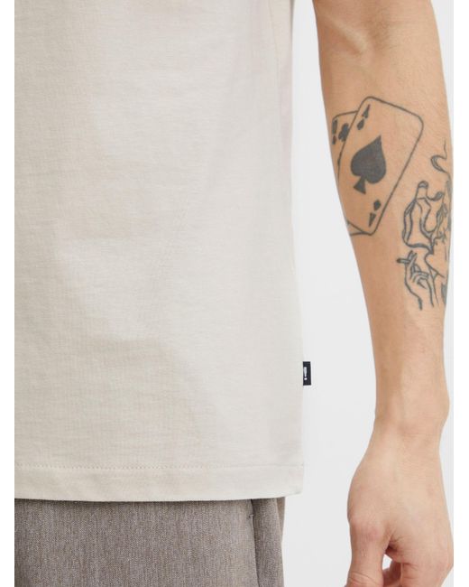 Solid T-Shirt Cadel in White für Herren