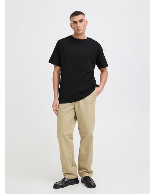 Solid T-Shirt Danton in Black für Herren