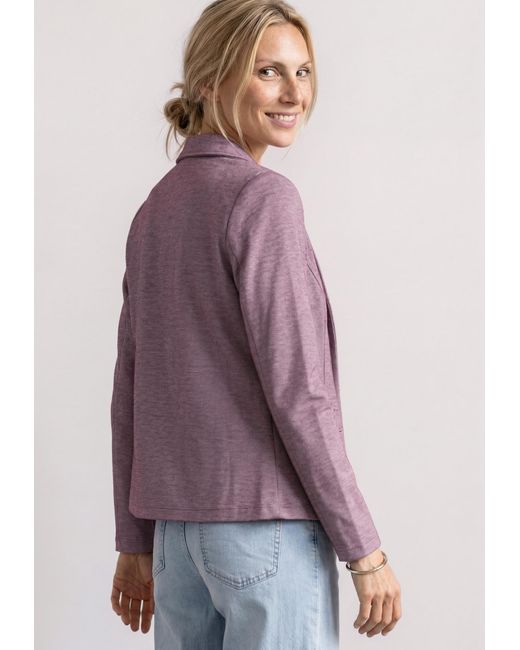 Street One Purple Basic Blazer