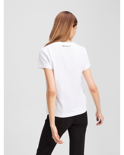 Karl Lagerfeld White T-Shirt