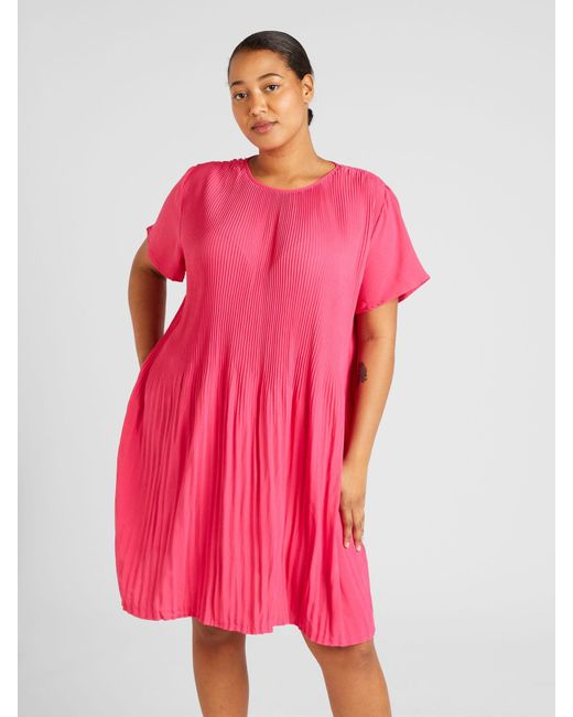 Only Carmakoma Pink Kleid 'badotte'