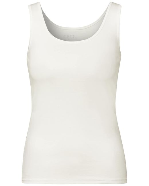 Cecil White Basic Top