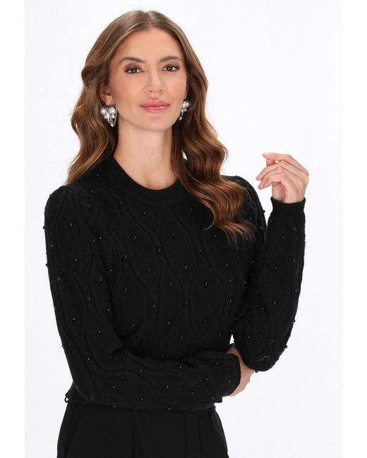 faina Black Pullover