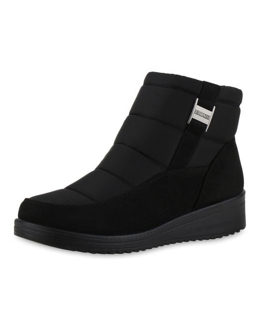 VAN HILL Black Stiefelette 'Beatrix'
