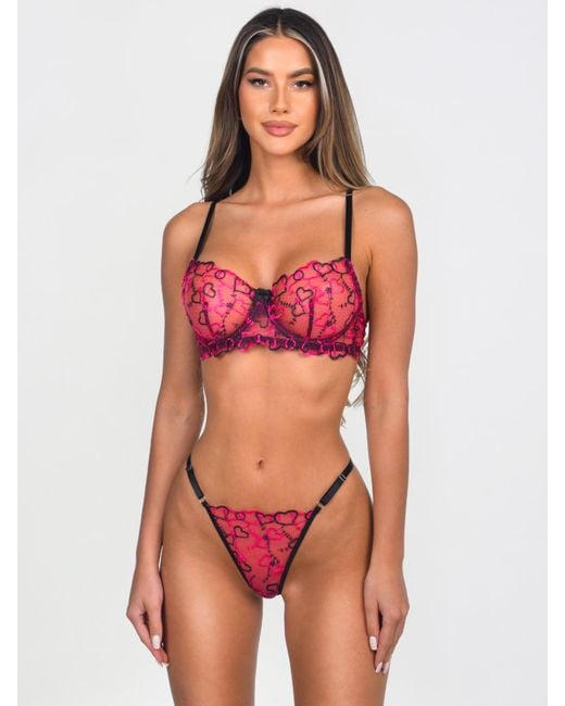 Carré Chic Pink Carr Chic Wäsche-Sets