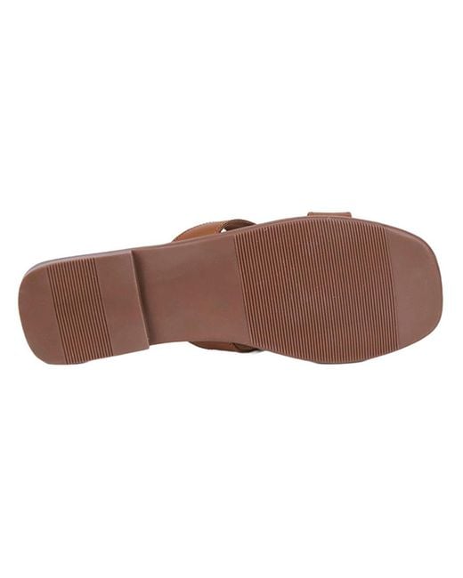 Desa Brown Pantolette Folien