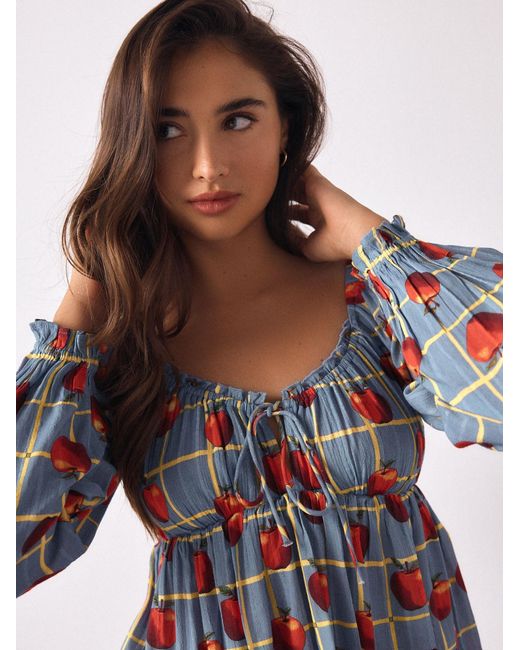 Next Blue Bluse