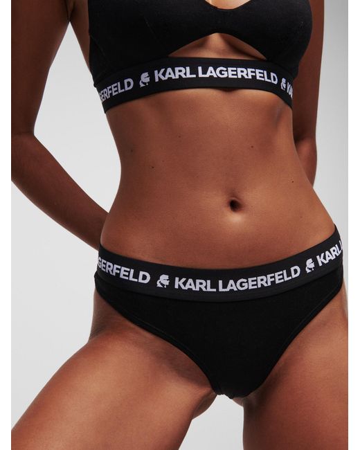 Karl Lagerfeld Black String