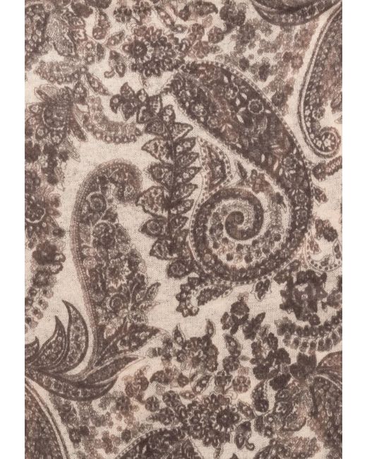 Roeckl Brown Schal Soft Paisley