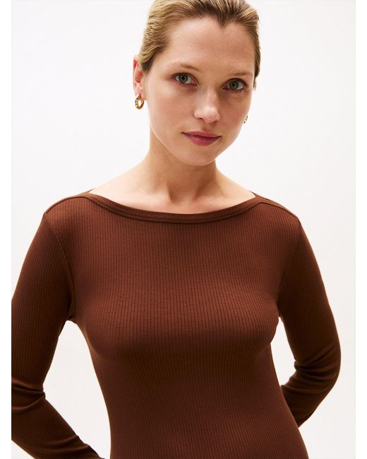 Tommy Hilfiger Brown Kleid