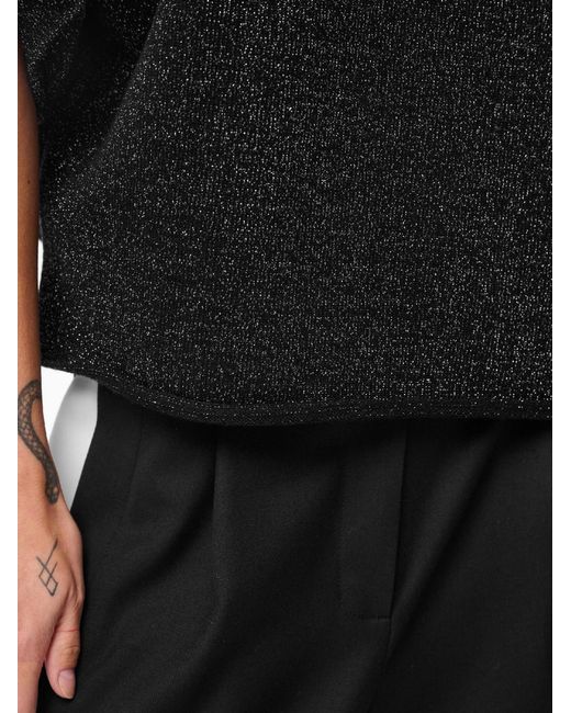 Blue Shadow Black Pullover