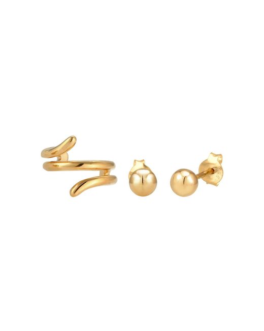 Elli Jewelry Metallic Ohrringe Earcuff, Geo