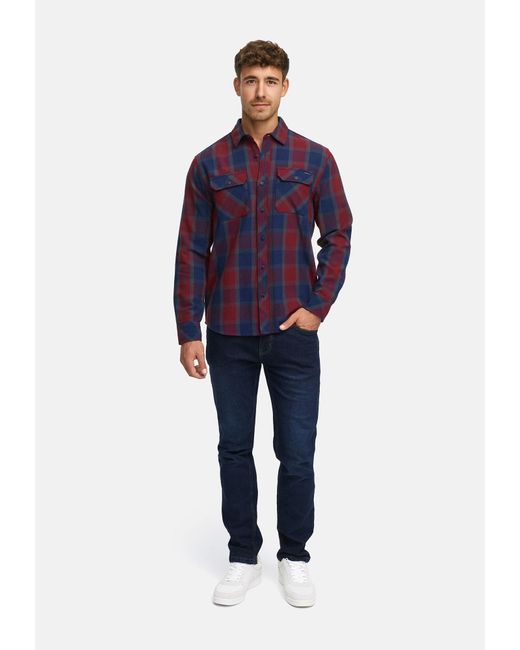 INDICODE Hemd Pomal in Blue für Herren